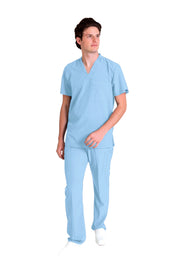 Conjunto SET EA-02 REPELENTE A FLUIDOS-Color CELESTE-HASSAN Uniformes
